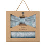Prince Bowtie Set Fliege + Tuch Paisley - 100% Seide - Box - Petrol