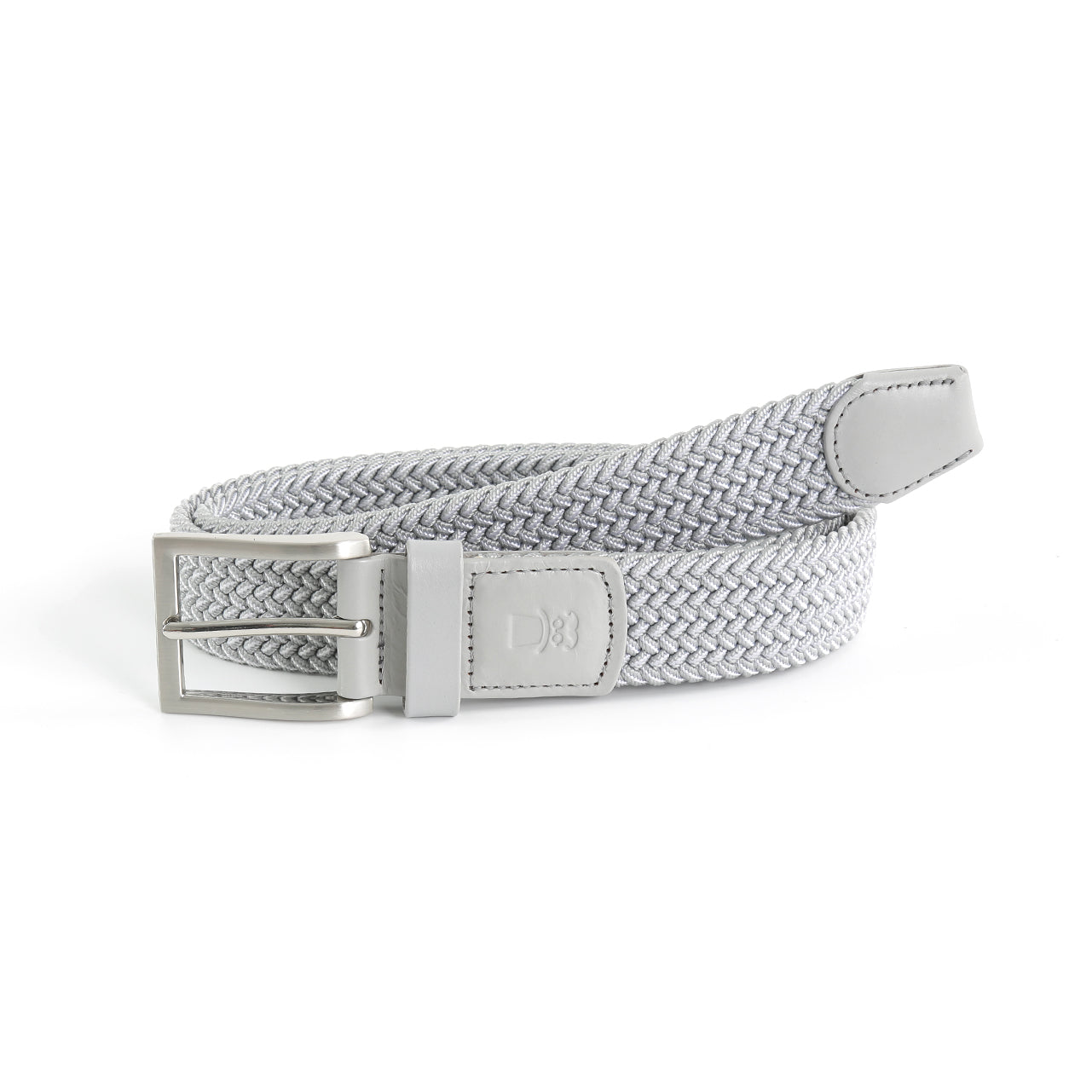 Prince Bowtie Flechtgürtel Stretchband - Silber/Grau