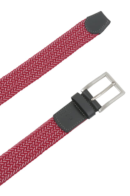 Belt red with mottled effect