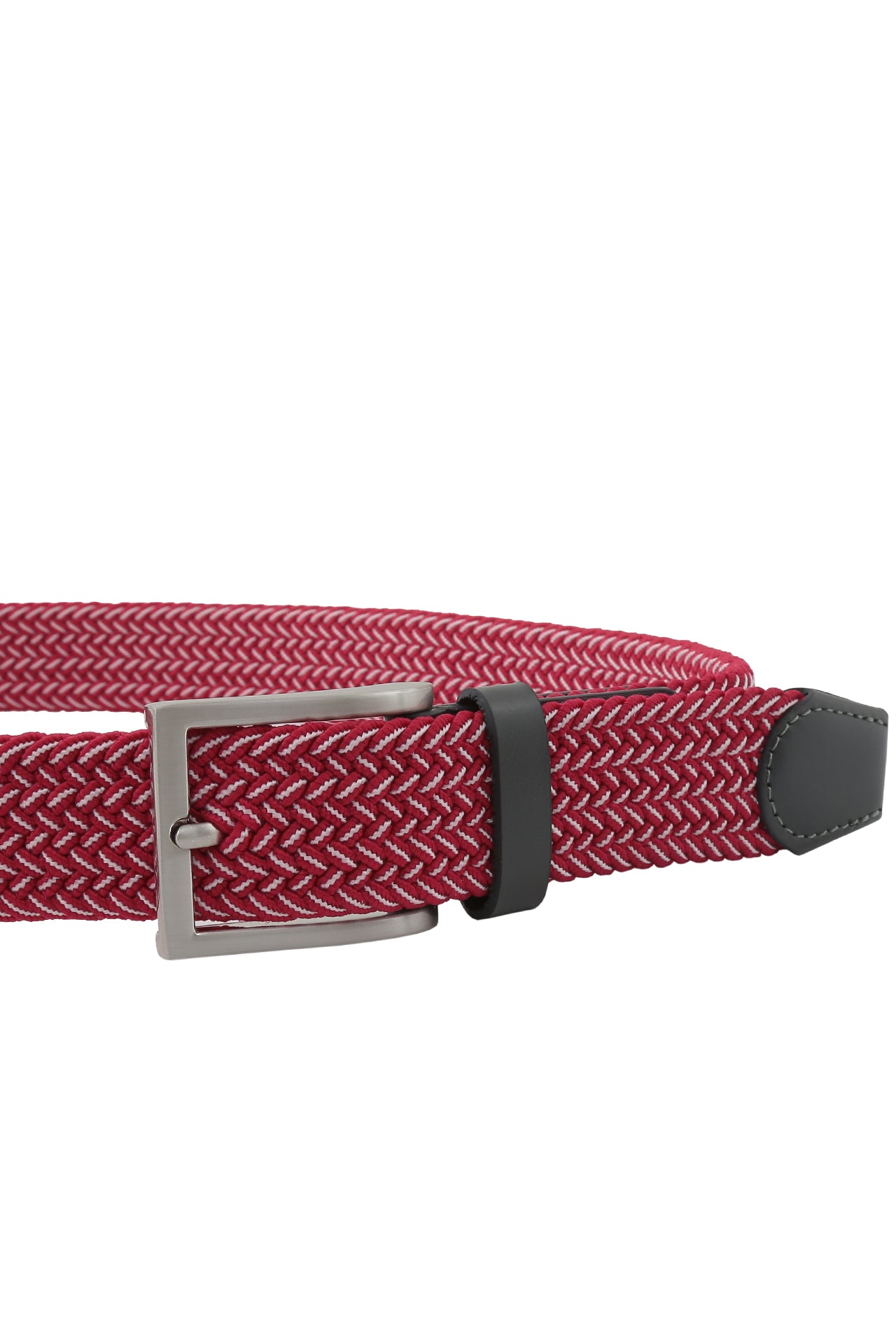 Belt red with mottled effect