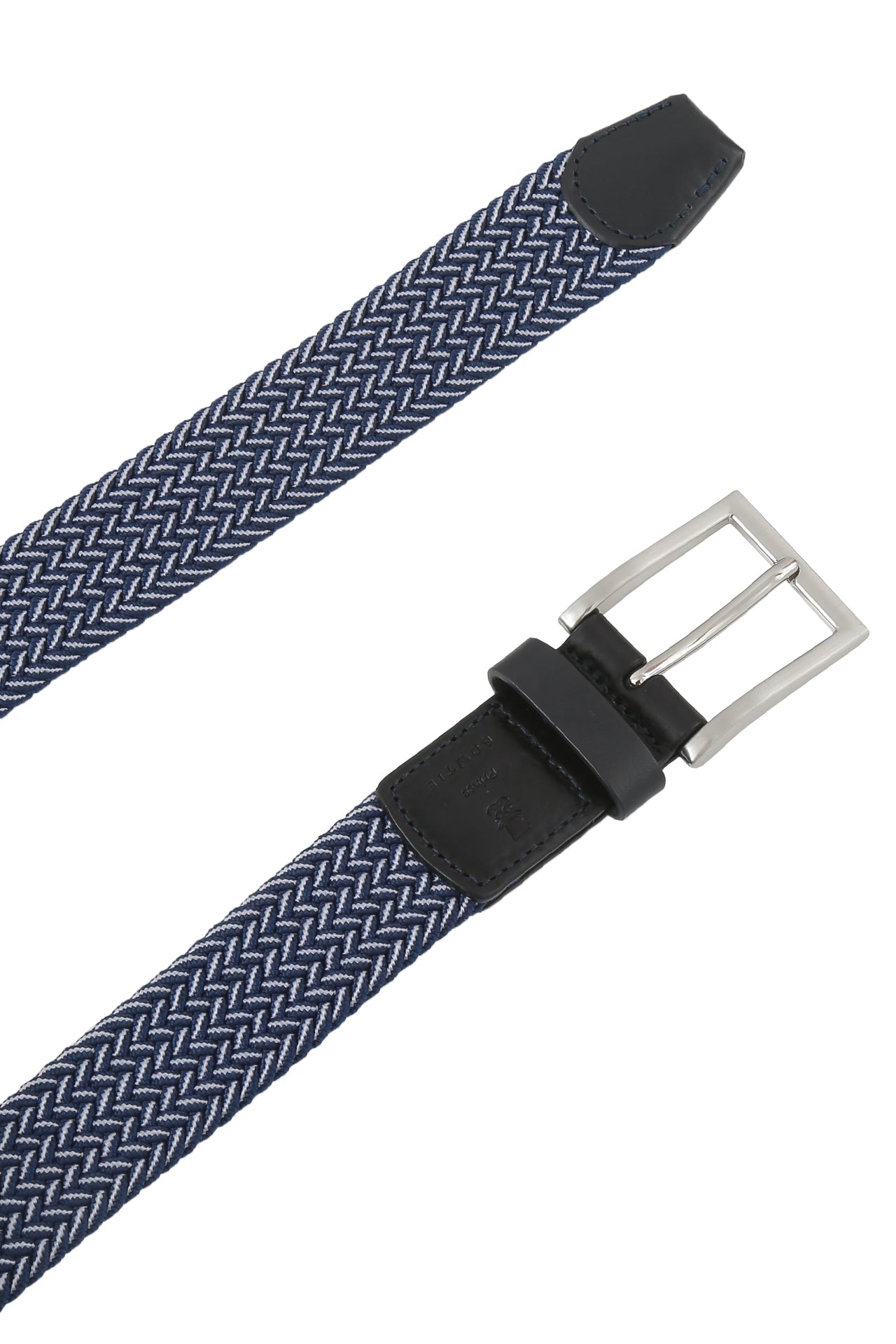 Gürtel jeansblau - Flechtgürtel Stretchband