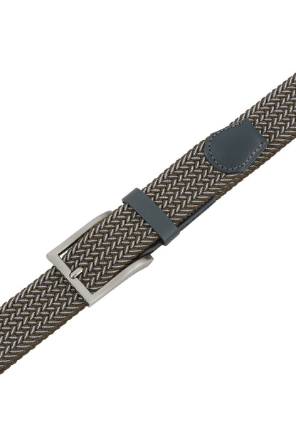 Belt olive with mottled effect