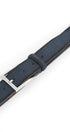 Se‪idenfalter Veloursleder Gürtel - Gürtel geschlossen im Detail - Dunkelblau