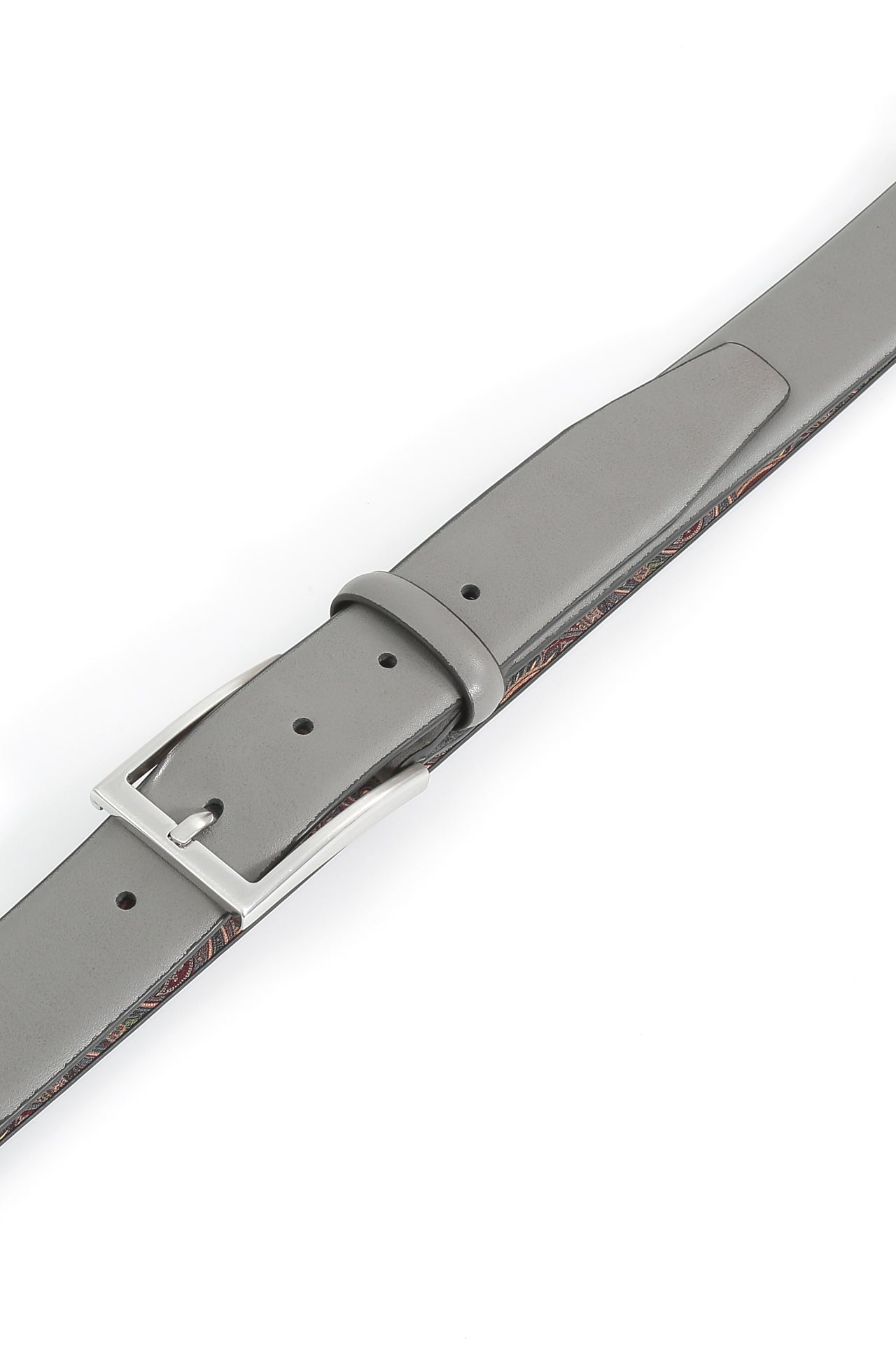 Se‪idenfalter Glattleder Gürtel - Gürtel geschlossen im Detail - Gau