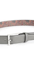 Se‪idenfalter Glattleder Gürtel - Gürtel geschlossen - Grau