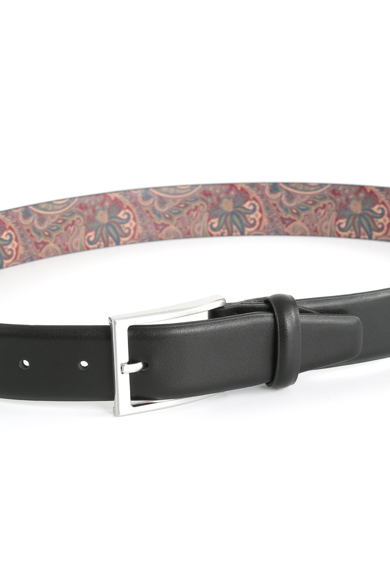 Se‪idenfalter Glattleder Gürtel - Gürtel geschlossen - Schwarz