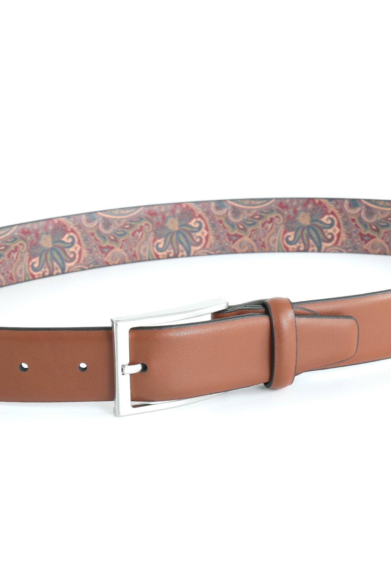 Se‪idenfalter Glattleder Gürtel - Gürtel geschlossen - Cognac