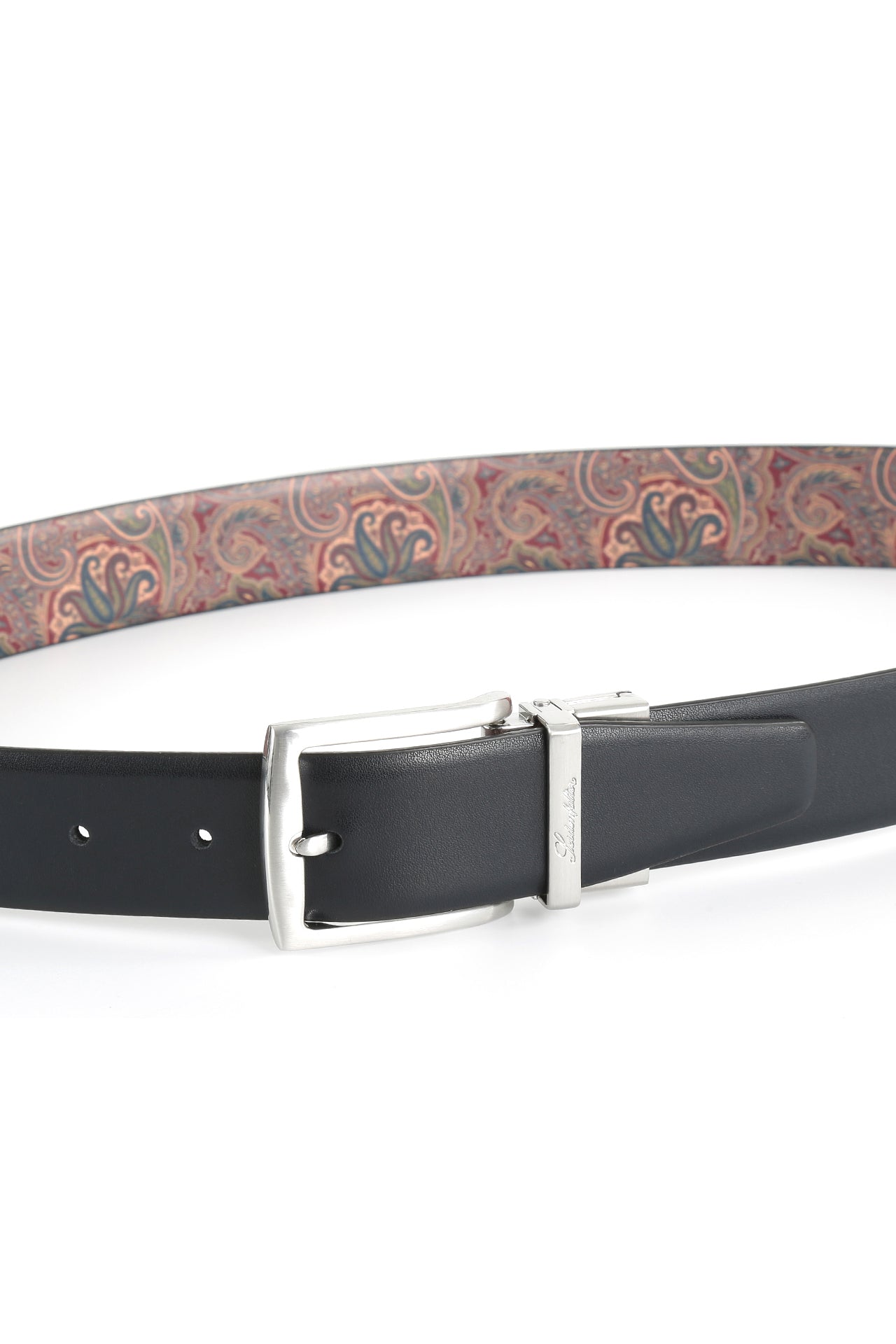 Se‪idenfalter Glattleder Wendegürtel - Gürtel geschlossen - Dunkelblau