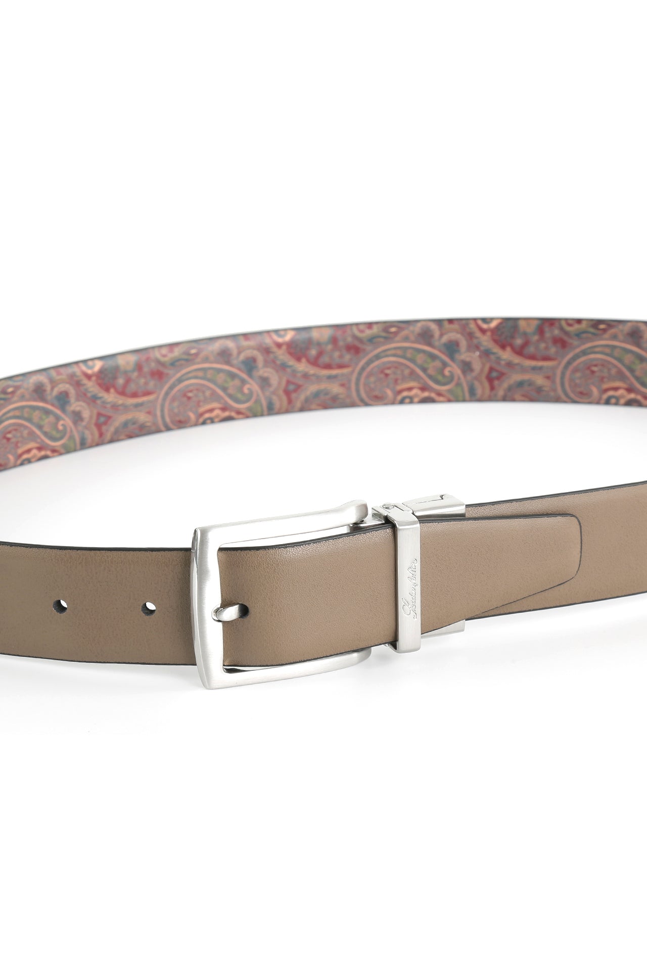 Se‪idenfalter Glattleder Wendegürtel - Gürtel geschlossen - Taupe