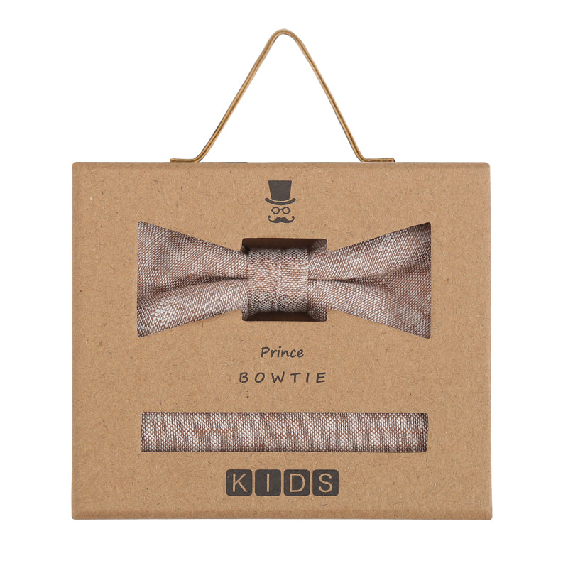 Prince Bowtie Kids Set - Schleife + Einstecktuch - Box - Melba