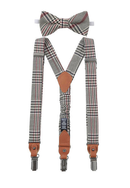 Kids Set - Suspenders + Bow Tie 