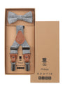 Prince Bowtie Kids Set - Hosenträger + Fliege - Box - Blau