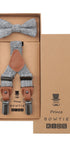 Prince Bowtie Kids Set - Hosenträger + Fliege - Box - Blau