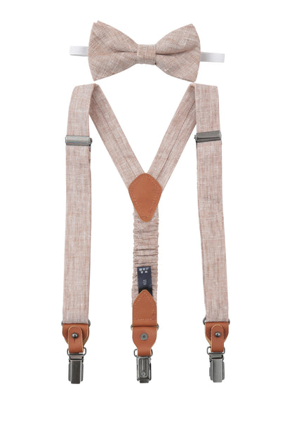 Kids Set - Suspenders + Bow Tie 