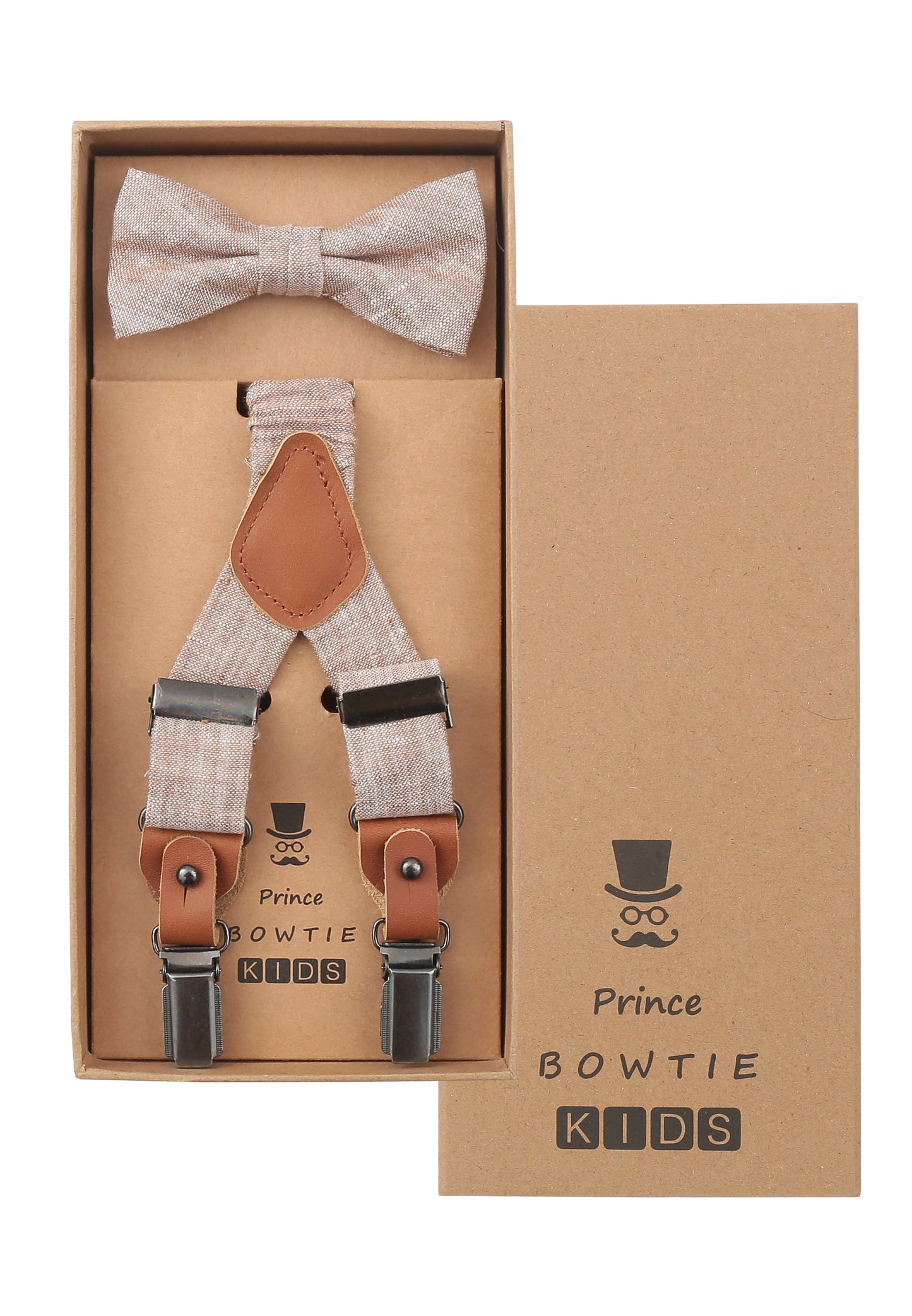 Kids Set - Suspenders + Bow Tie 