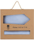 Prince Bowtie Set Krawatte + Einstecktuch im Micro-Design - Box - Hellblau