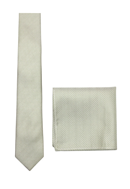 Cravate + écharpe en micro dessin