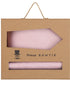 Prince Bowtie Set Krawatte + Einstecktuch im Micro-Design - Box - Rosa