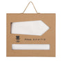 Prince Bowtie Set Krawatte + Einstecktuch im Micro-Design - Box - Off-White
