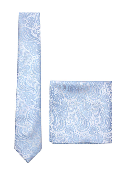 Tie + scarf in paisley design