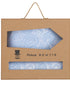 Prince Bowtie Set Krawatte + Einstecktuch im Paisley-Design - Box - Hellblau