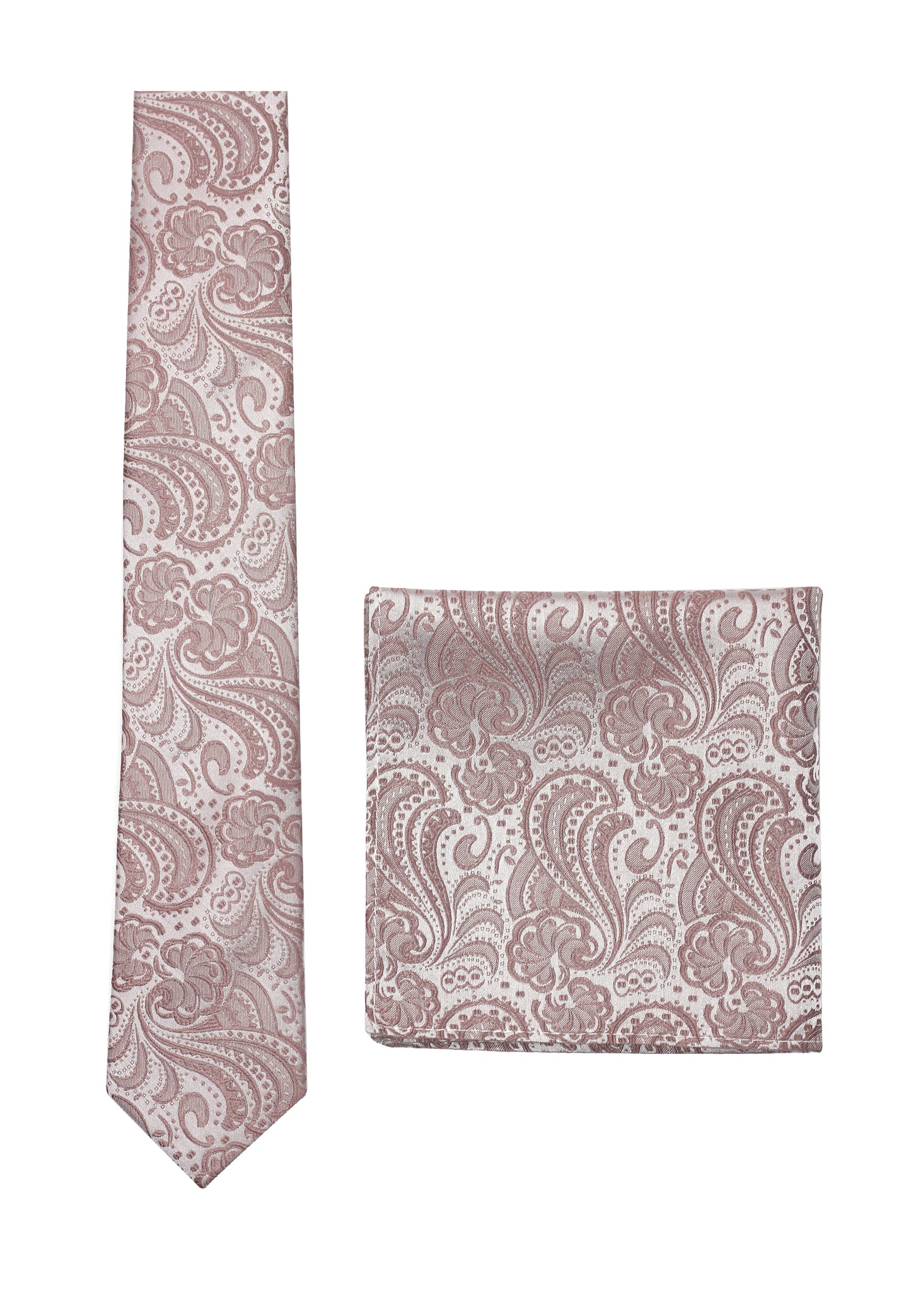 Krawatte + Tuch im Paisley-Design