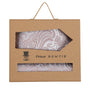 Prince Bowtie Set Krawatte + Einstecktuch im Paisley-Design - Box - Altrosa
