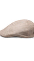 Prince Bowtie Schiebermütze im sportiven Leinenlook - Seitenansicht - Beige