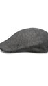 Prince Bowtie Schiebermütze im rustikalen Uni Design - Seitenansicht - Anthrazit