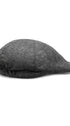 Prince Bowtie Schiebermütze im rustikalen Uni Design - Ansicht von hinten - Anthrazit