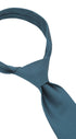 Seidenfalter Basic Picoté Krawatte - 7 cm - gebundener Knoten nur zur Veranschaulichung (ist nicht vorgebunden, wie beispielsweise die Zip Krawatte) - Petrol