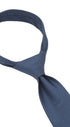 Seidenfalter Basic Picoté Krawatte - 7 cm - gebundener Knoten nur zur Veranschaulichung (ist nicht vorgebunden, wie beispielsweise die Zip Krawatte) - Dunkelblau