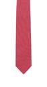 Seidenfalter Basic Picoté Krawatte - 7 cm - Vorderseite der Krawatte - Hellrot