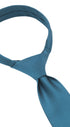 Seidenfalter Basic Uni Krawatte - 7 cm - gebundener Knoten nur zur Veranschaulichung (ist nicht vorgebunden, wie beispielsweise die Zip Krawatte) - Petrol
