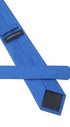 Seidenfalter Basic Uni Krawatte - 7 cm - Rückseite der Krawatte - Royalblau