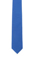Seidenfalter Basic Uni Krawatte - 7 cm - Vorderseite der Krawatte - Royalblau