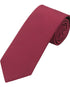 Seidenfalter Basic Uni Krawatte - 7 cm - Design und Farbe der Krawatte - Wein