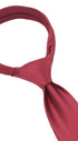 Seidenfalter Basic Uni Krawatte - 7 cm - gebundener Knoten nur zur Veranschaulichung (ist nicht vorgebunden, wie beispielsweise die Zip Krawatte) - Mittelrot