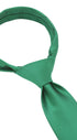 Seidenfalter Basic Uni Krawatte - 7 cm - gebundener Knoten nur zur Veranschaulichung (ist nicht vorgebunden, wie beispielsweise die Zip Krawatte) - Hellgrün