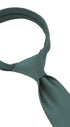 Seidenfalter Basic Uni Krawatte - 7 cm - gebundener Knoten nur zur Veranschaulichung (ist nicht vorgebunden, wie beispielsweise die Zip Krawatte) - Flaschen Grün