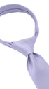 Seidenfalter Basic Uni Krawatte - 7 cm - gebundener Knoten nur zur Veranschaulichung (ist nicht vorgebunden, wie beispielsweise die Zip Krawatte) - Flieder