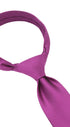 Seidenfalter Basic Uni Krawatte - 7 cm - gebundener Knoten nur zur Veranschaulichung (ist nicht vorgebunden, wie beispielsweise die Zip Krawatte) - Beere