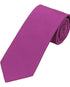 Seidenfalter Basic Uni Krawatte - 7 cm - Design und Farbe der Krawatte - Beere
