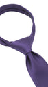 Seidenfalter Basic Uni Krawatte - 7 cm - gebundener Knoten nur zur Veranschaulichung (ist nicht vorgebunden, wie beispielsweise die Zip Krawatte) - Lila