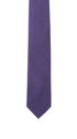 Seidenfalter Basic Uni Krawatte - 7 cm - Vorderseite der Krawatte - Lila