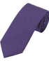 Seidenfalter Basic Uni Krawatte - 7 cm - Design und Farbe der Krawatte - Lila