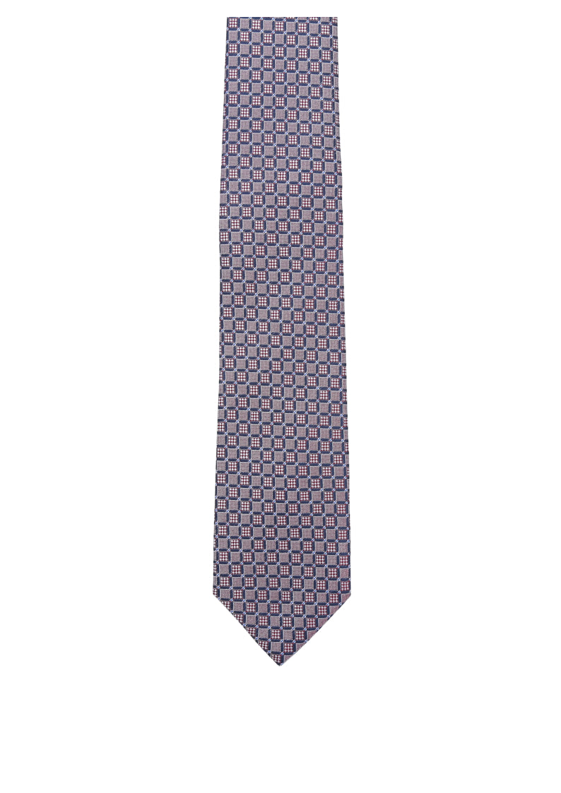 Modische Krawatte - 7 cm - Bordeaux