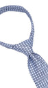 Seidenfalter Modische Krawatte - 7 cm - gebundener Knoten nur zur Veranschaulichung (ist nicht vorgebunden, wie beispielsweise die Zip Krawatte) - Hellblau