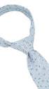 Seidenfalter Festliche Flower Krawatte - 7 cm - gebundener Knoten nur zur Veranschaulichung (ist nicht vorgebunden, wie beispielsweise die Zip Krawatte) - Hellblau