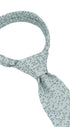 Seidenfalter Festliche Flower Krawatte - 7 cm - gebundener Knoten nur zur Veranschaulichung (ist nicht vorgebunden, wie beispielsweise die Zip Krawatte) - Mint